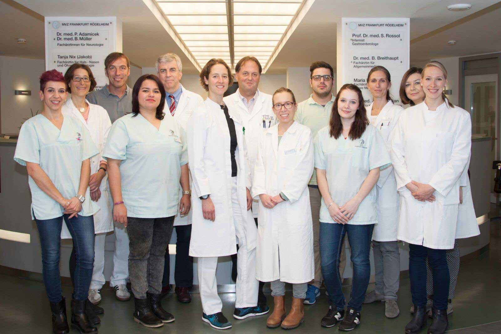 Das Team des Medizinischen Versorgungszentrums - Frankfurt Rödelheim